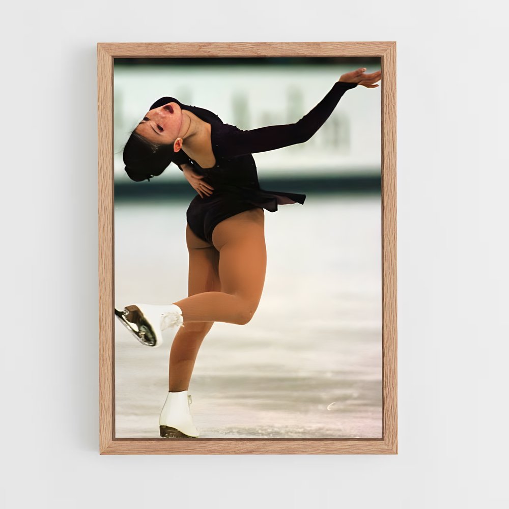 Poster Grace en Noir – affiche Patinage artistique (vue 4)